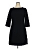 Eliza J Solid Black Casual Dress Size 14 - photo 1
