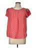 Papermoon Red Short Sleeve Blouse Size L (petite) - photo 1