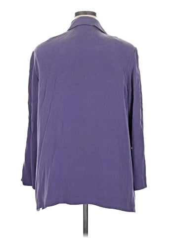 DressBarn 3/4 Sleeve Silk Top (view 2)