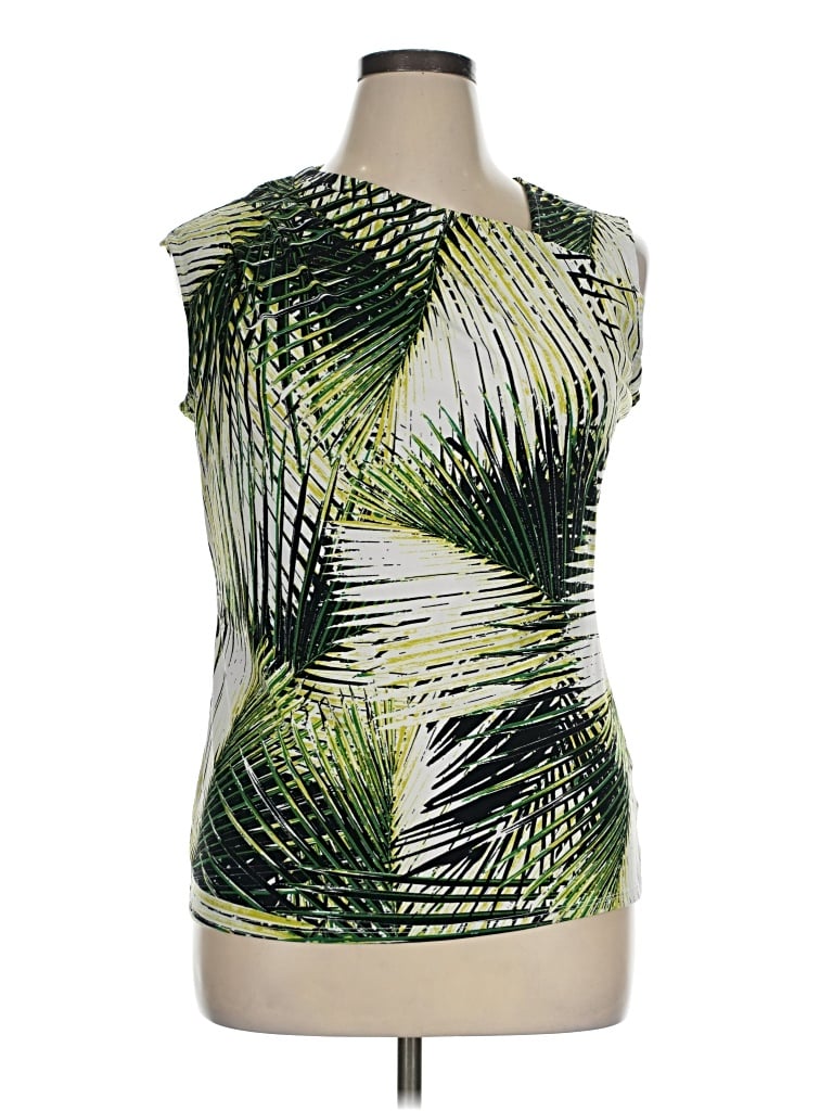 Pre-owned Worthington Sleeveless T-shirt In Green
