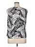 Croft & Barrow 100% Polyester Black Sleeveless Blouse Size XL - photo 2
