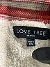 Love Tree Plaid Red Long Sleeve Blouse Size M - photo 7