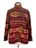 Chico's 100% Cotton Print Red Track Jacket Size XL (3) - photo 1