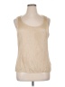 St. John Tan Sleeveless Top Size XL - photo 1