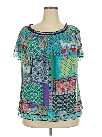 Elementz Short Sleeve Blouse (view 1)