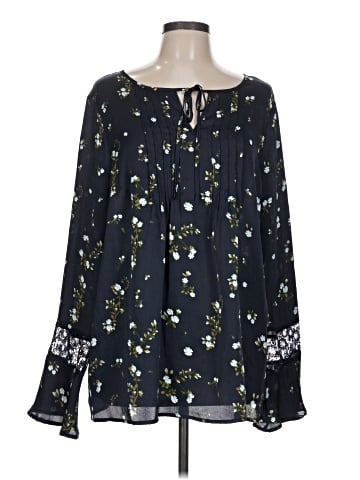 Long Tall Sally Long Sleeve Blouse (view 1)