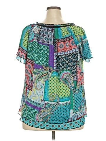 Elementz Short Sleeve Blouse (view 2)