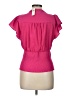 Maeve Pink Short Sleeve Blouse Size L - photo 2