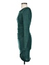 Leith Solid Teal Casual Dress Size XS - photo 5