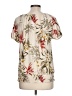 Naif Ivory Short Sleeve Blouse Size L - photo 2