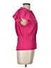 Maeve Pink Short Sleeve Blouse Size L - photo 4