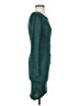 Leith Solid Teal Casual Dress Size XS - photo 4