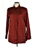 Karen Scott Burgundy Long Sleeve Button-Down Shirt Size L - photo 1