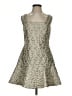 BCBGMAXAZRIA Metallic Silver Cocktail Dress Size XS - photo 1