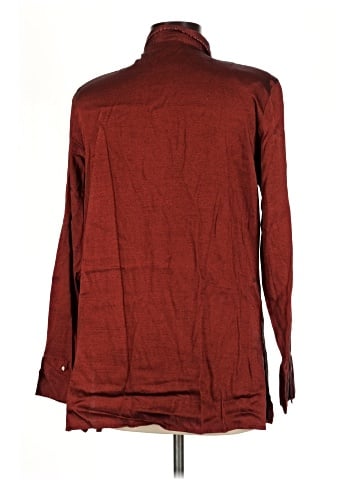 Karen Scott Long Sleeve Button-Down Shirt (view 2)