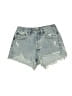 AGOLDE 100% Cotton Blue Denim Shorts Size 25 waist - photo 1