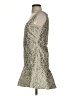 BCBGMAXAZRIA Metallic Silver Cocktail Dress Size XS - photo 5