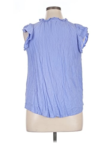 Terra & Sky Short Sleeve Blouse (view 2)