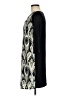 Cha Cha Vente 100% Polyester Print Black Cocktail Dress Size M - photo 5