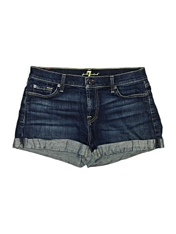 7 For All Mankind Denim Shorts (view 1)