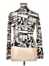 Unbranded Print Ivory Long Sleeve Blouse Size XL - photo 2