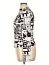 Unbranded Print Ivory Long Sleeve Blouse Size XL - photo 5
