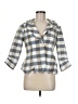 Donna Degnan Checkered-gingham Gray Blazer Size 6 - photo 1