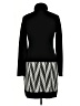 Studio One 100% Acrylic Chevron-herringbone Black Casual Dress Size L - photo 2