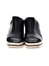 Karl Lagerfeld 100% Leather Black Wedges Size 8 - photo 2