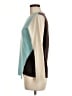Tyler Boe 100% Cashmere Color Block Teal Cashmere Pullover Sweater Size M - photo 5
