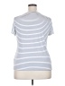 Assorted Brands Stripes White Short Sleeve T-Shirt Size XXL - photo 2