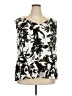 Caslon Ivory Sleeveless Blouse Size 2X - photo 1