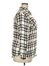 No Boundaries 100% Rayon Plaid Ivory Long Sleeve Button-Down Shirt Size XXL - photo 4