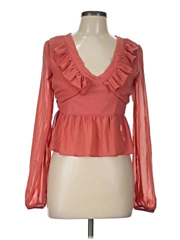 Pink Lily Long Sleeve Blouse (view 1)