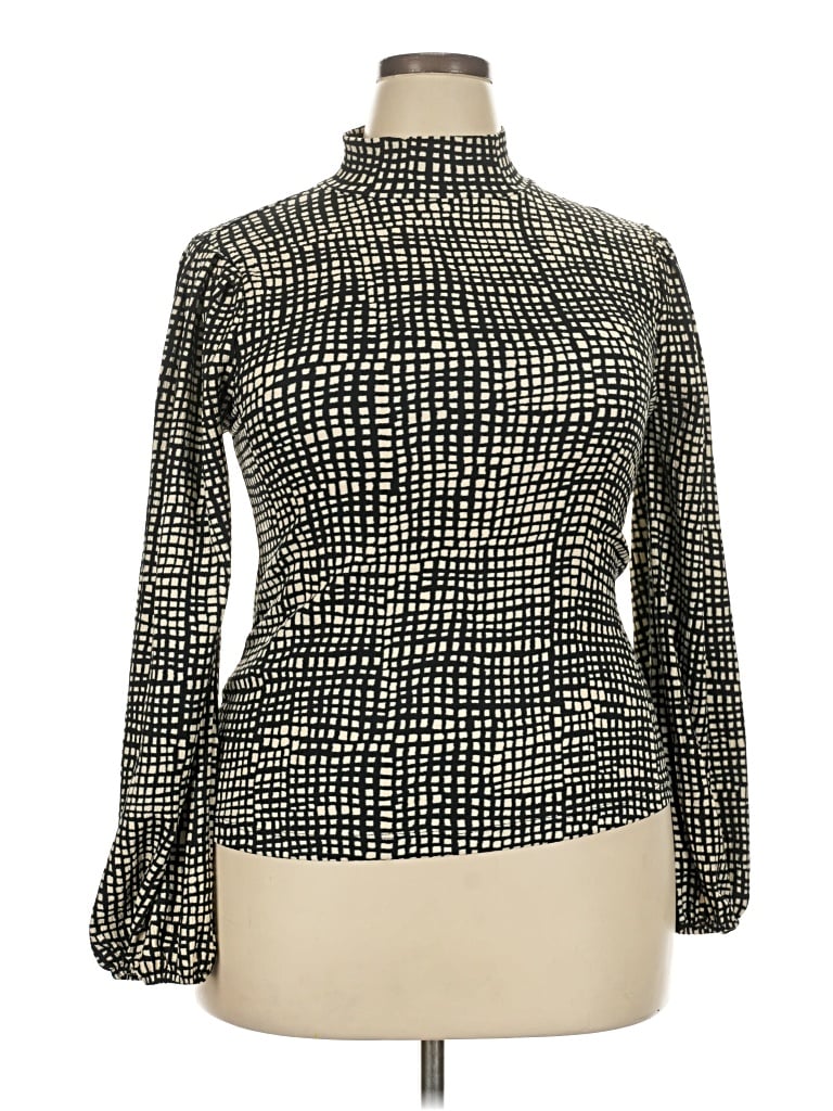 Unbranded Long Sleeve Blouse In Black
