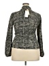 Unbranded Houndstooth Black Long Sleeve Blouse Size XXL - photo 2