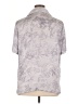 Rena Rowan 100% Polyester Tropical Gray Short Sleeve Blouse Size 14W - photo 2