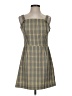 Bebop Plaid Yellow Casual Dress Size S - photo 1