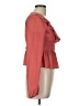 Pink Lily 100% Polyester Orange Long Sleeve Blouse Size L - photo 4