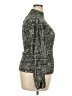 Unbranded Houndstooth Black Long Sleeve Blouse Size XXL - photo 4