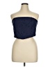 Torrid Blue Sleeveless Blouse Size 1X Plus (1) - photo 1