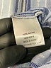 Fever 100% Rayon Blue 3/4 Sleeve Blouse Size L - photo 8