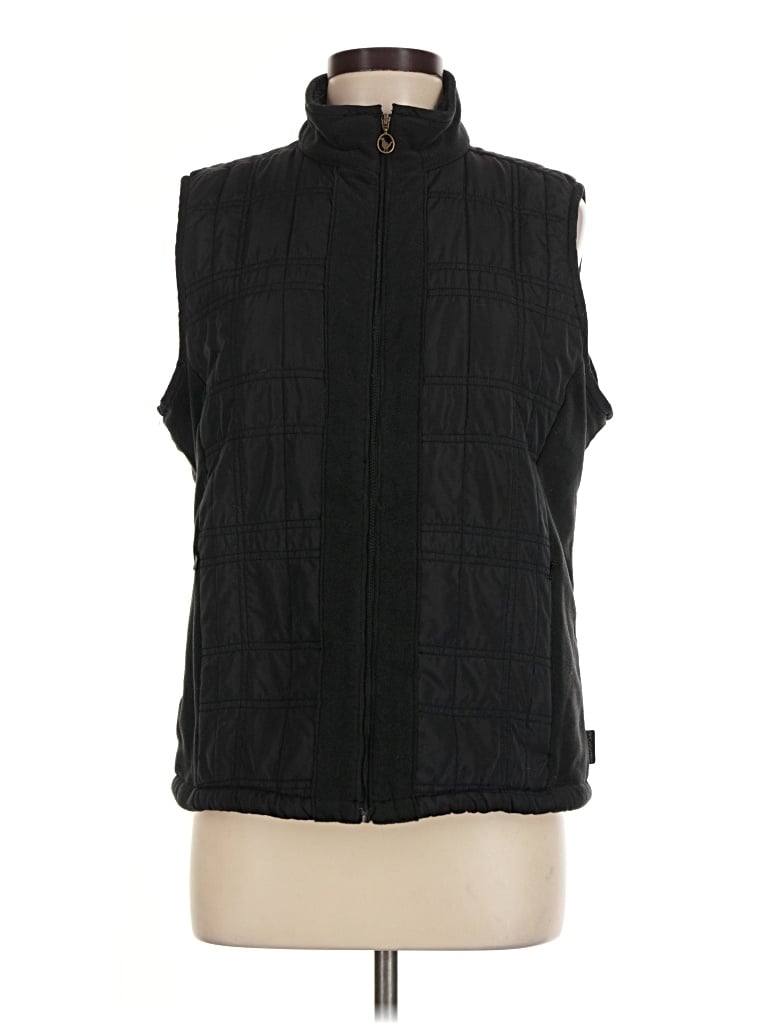 Pre-owned Columbia Vest In Black