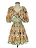 Flying Tomato 100% Polyester Paisley Orange Cocktail Dress Size S - photo 1