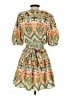 Flying Tomato 100% Polyester Paisley Orange Cocktail Dress Size S - photo 2