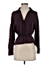 Zara 100% Polyester Burgundy Long Sleeve Blouse Size S - photo 1
