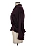 Zara 100% Polyester Burgundy Long Sleeve Blouse Size S - photo 5