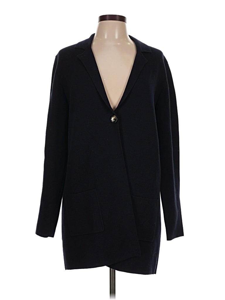 Pre-owned Repeat Cashmere Cardigan Sweater In Black