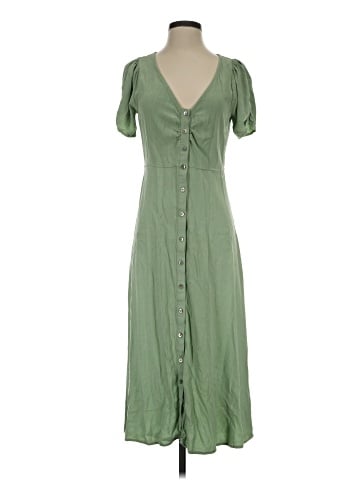 Madewell Leedra Button-Front Midi Dress (view 1)