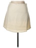 pretty garbage Solid Ivory Casual Skirt Size L - photo 1